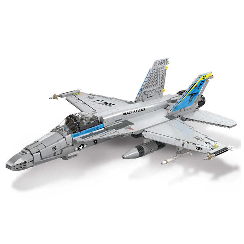 

Military Building Blocks Air Force Super Fighter Helicopter Aircraft Plane War Weapon Bricks Kids Toys Gifts