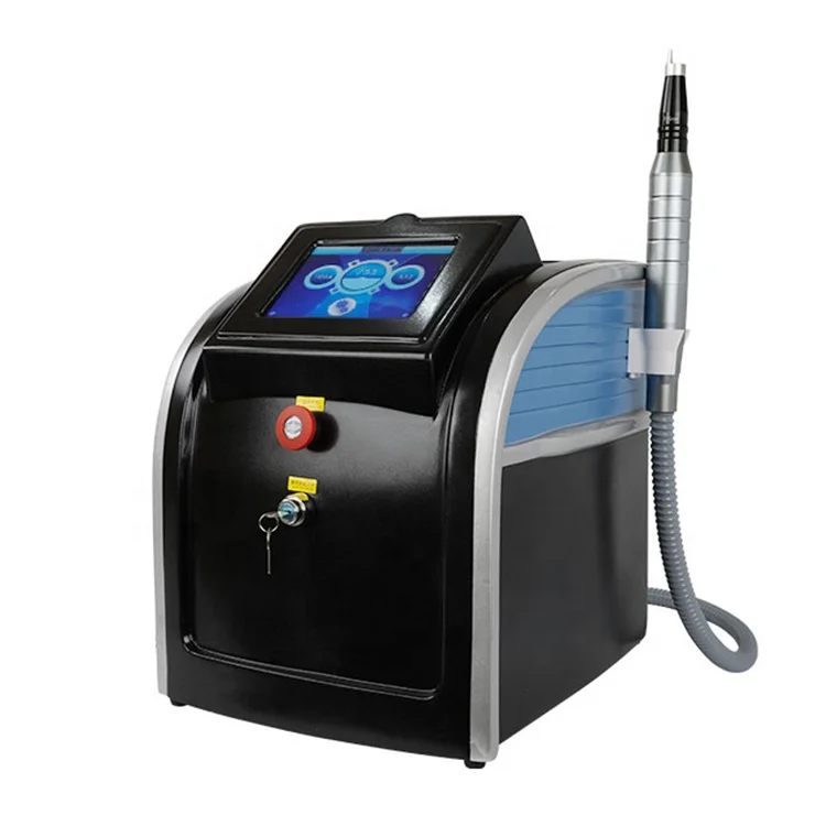 ND:YAG 1064NM Q-switch Pico Way Second Laser Tattoo Eyebrow Removal Machine Black Doll Skin Rejuvenation