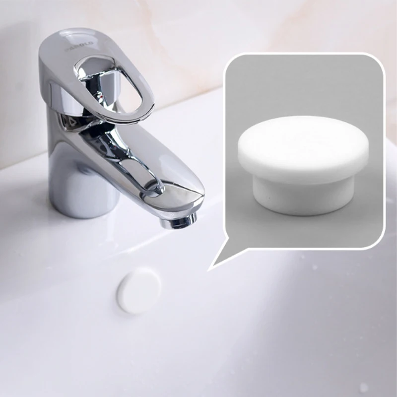 

1/2/4 Pcs Wash Basin Overflow Ring For Kitchen Bathroom Basin Trim Bath Drain Cap Replacement Sink Wash Basin Overflow Ring Plug