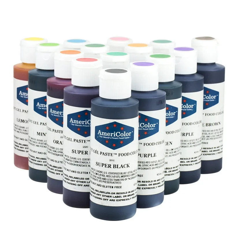 Food Grade Cake Coloring Gel Liquid for Baking Cookie Fondant Cooking Concentrated Icing Food Color Dye Cake Decorating Tools 