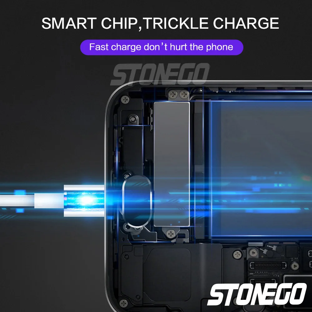 STONEGO Supercharge Cable 5A USB Type C Cable USB C To A Data Sync Cable 2.4A Fast Charging Compatible with Quick Charge