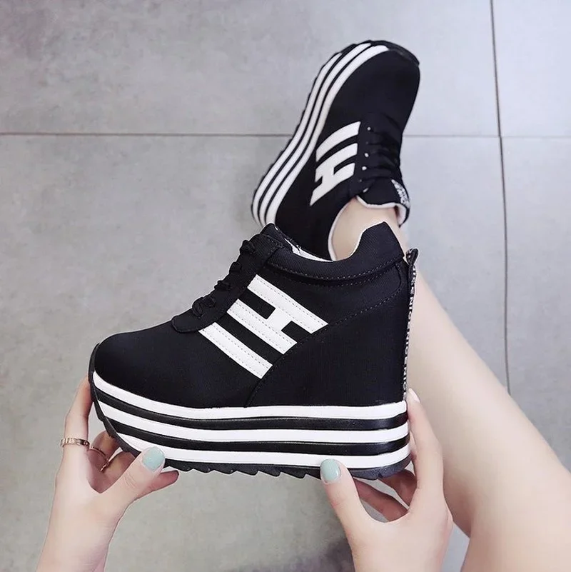 

Comemore женская повседневная обувь на шнуровке 2023 Модные женские кроссовки женские высокие кроссовки дышащие уличные прогулочные туфли