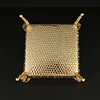A metal fruit basket, European style large food, snacks, candy storage tray, exquisite craft tableware. 6