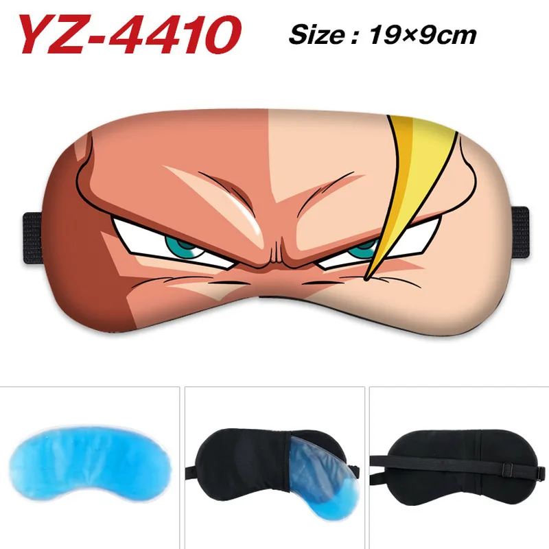 Japanese Dragon Ball Anime Goku Vegeta Saiyan Sleeping Mask Blindfold Soft Eye Masks Funny Mask Eyepatch Nap Health Eye Cover