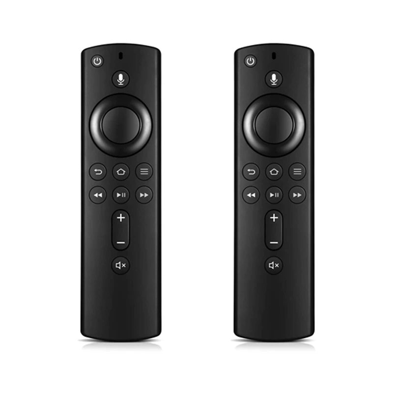 2X Telecomando Vocale Universale Compatibile Con Amazon Fire Tv Stick / Fire Tv Cube / Fire Tv Stick 4K Telecomando