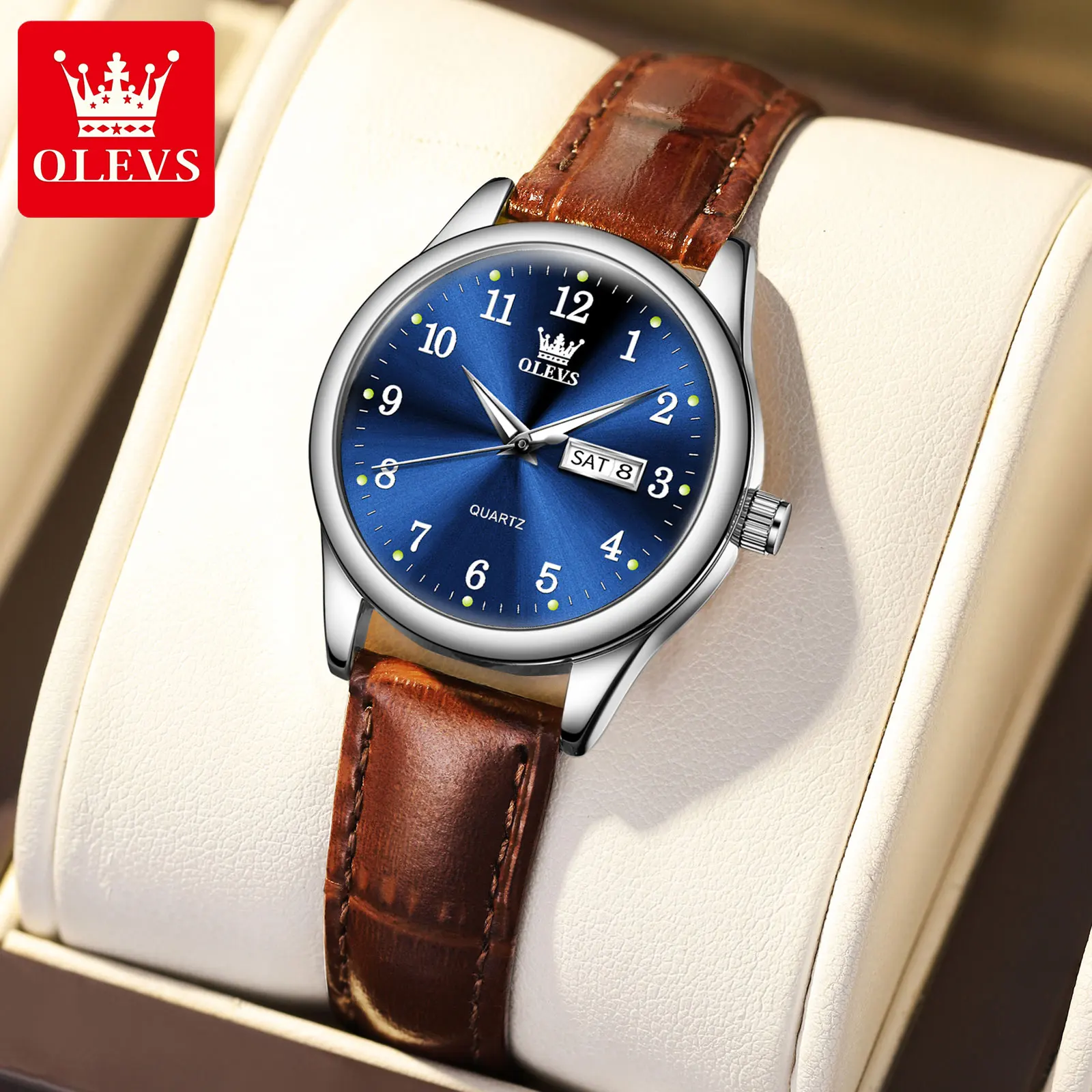 ساعة OLEVS الأنيقة للنساء الأكثر مبيعًا عالية الجو...