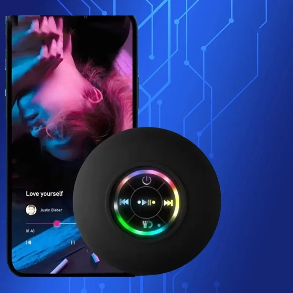 Mini Waterproof Bluetooth Suction Cup Speaker 4