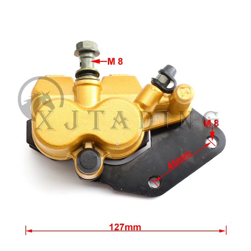 Hydraulische Scheiben bremse untere Pumpe Bremssattel mit Bremsbelägen für 50cc 125cc 150cc 250cc gy6 qmb139 Roller Motorrad teile – Detail 5