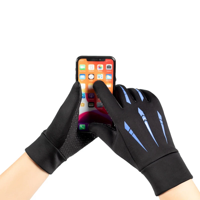 Warm Cycling Gloves for Men Autumn Winter Fishing Non-slip Motorcycle Waterproof Touch Screen Wear Resistant Driving Gloves 4