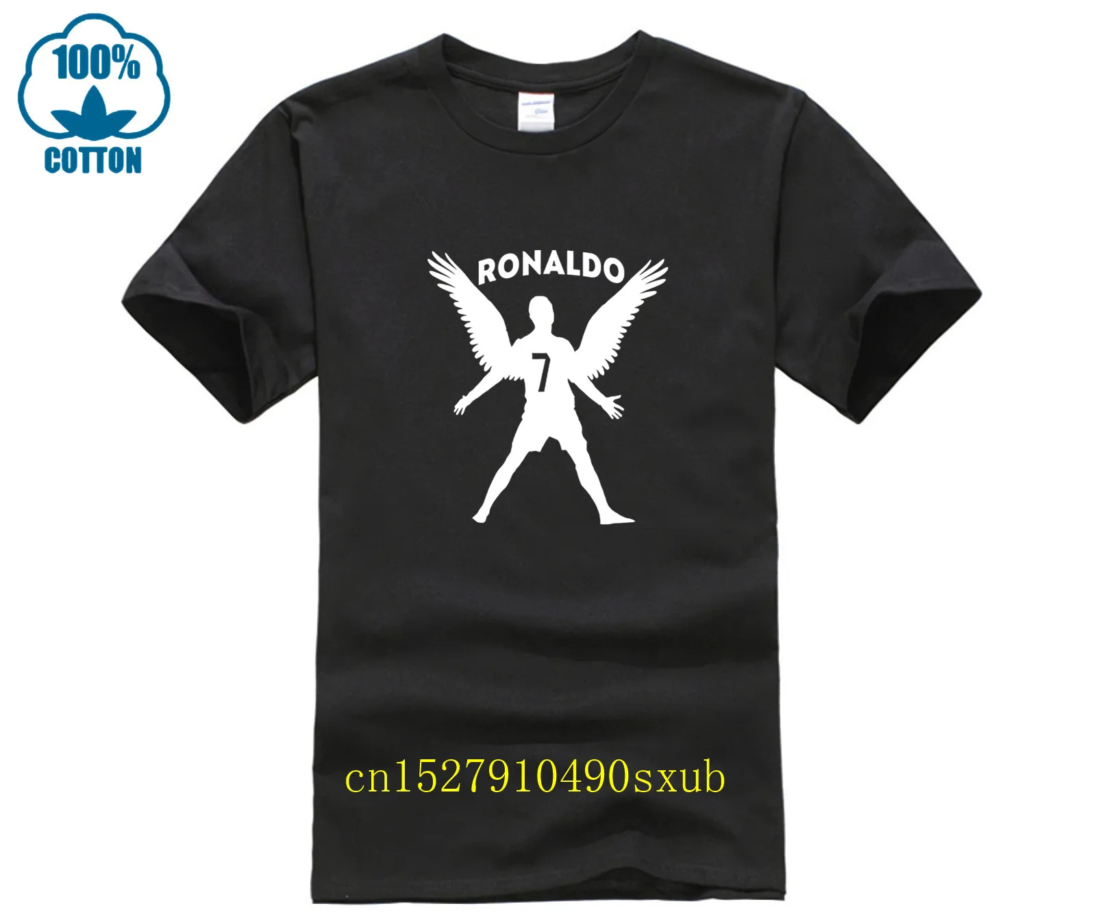 Cr7 Cristiano Ronaldo T Shirt Summer Print Black T Shirt Clothes Popolare Shirt Cotton Tees Amazing