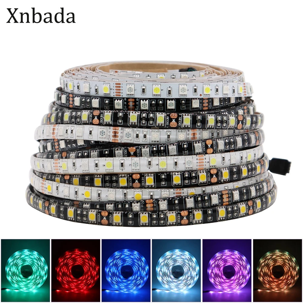 

Led Strip 5M 5050 RGB Lights Flexible Home Decoration Lighting Waterproof Led Tape RGB/White/Warm White/Blue/Green/Red DC12V