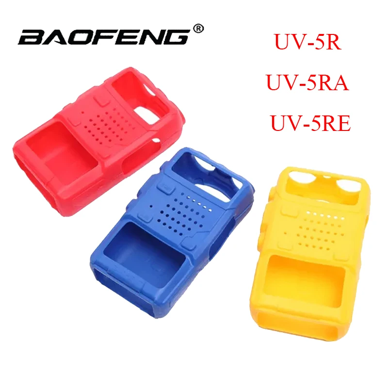 

Baofeng UV-5R UV5R UV5RA UV-5RE Plus F8 Protective Cover Walkie Talkie Case Bag Two Way Radio Protection Soft Silicone