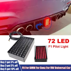 72 LED Brake Light For Accessories F1 Pilot Light LED Brake Lights Rear Bumper Pilot Lamp For BMW For Benz For VW Universal Cars