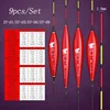 9pcs/Set Composite Nano Shallow Water Fishing Floats Nano Bobbers Superfine Workmanship Freshwater Floaters Fishing Accessories 1