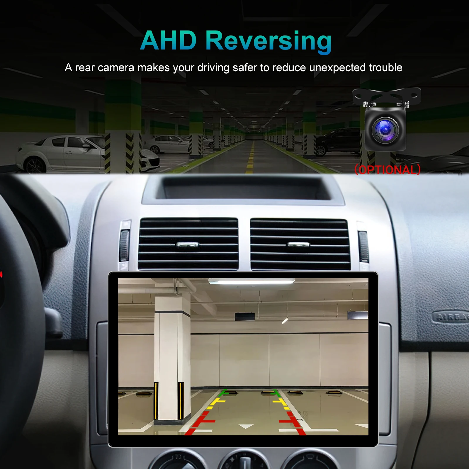 Podofo 13,1 Zoll Android 8-Kern Auto-Multimedia-Player GPS-Navigation BT Wireless Carplay Android Auto DSP FM Audio WIFI 4G – Detail 14