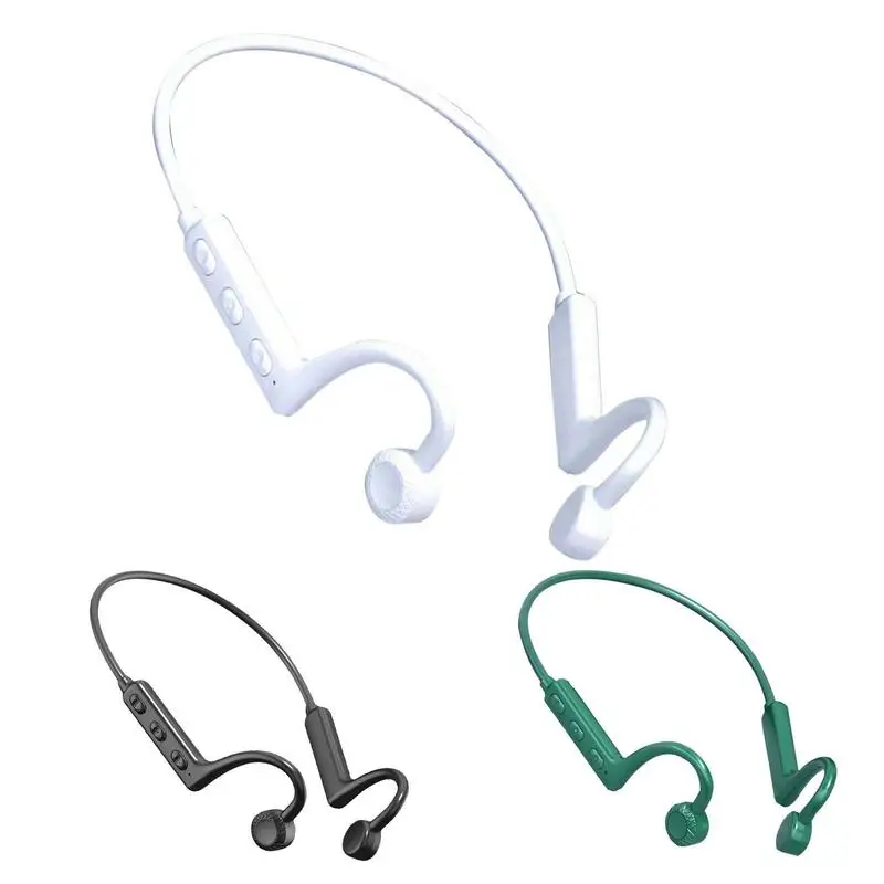 

Bone Conduction Earphones Wireless Blue Tooth Neck Hanging Headset Noise Reduction Headsets For Cycling Running Fitness yoga