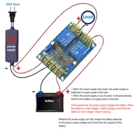 Battery Power Failure Automatic Charging Control Board Power Supply Automatic Switching Module Emergency Circuit Breaker Module - Image 2