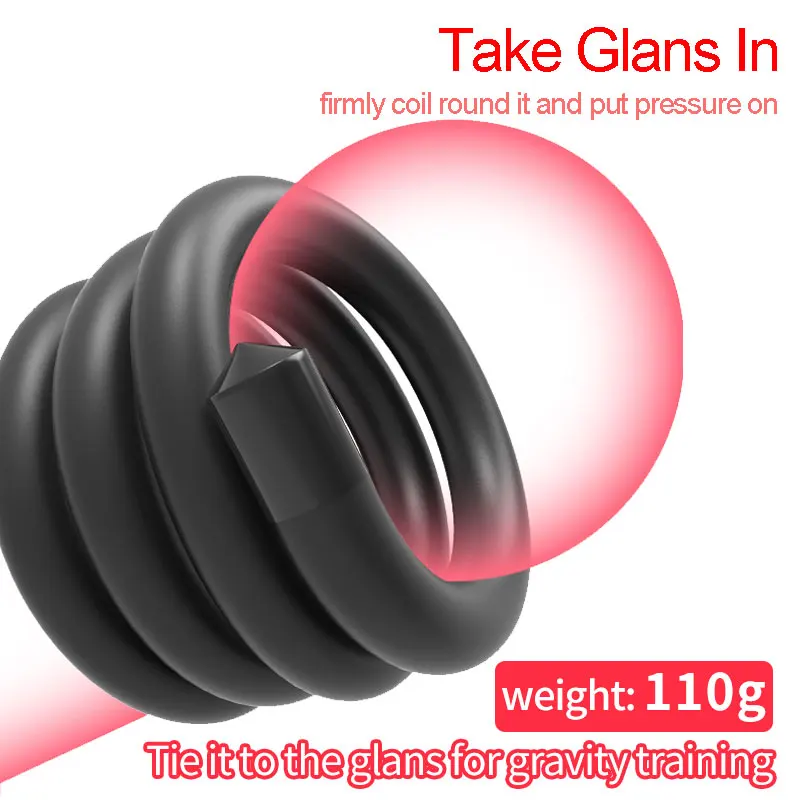 Penis Weight Stretcher Adjustable Metal Ring For Men_voghion.com