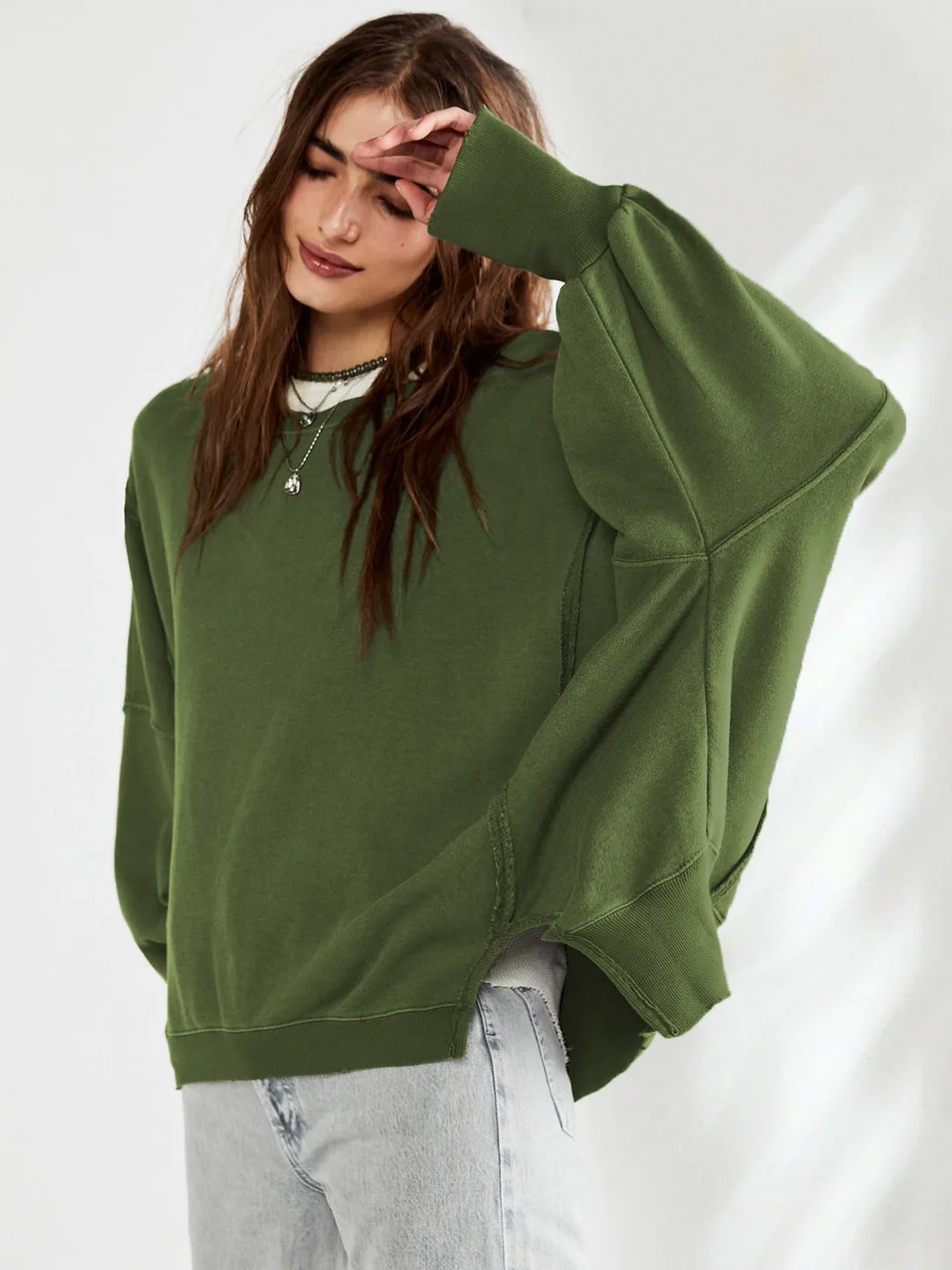 Fashion Black White Pullovers O Neck Sweatshirts Patchwork Tops Autumn Winter Long Sleeve Kawaii Pulls Casual Streetwear Women