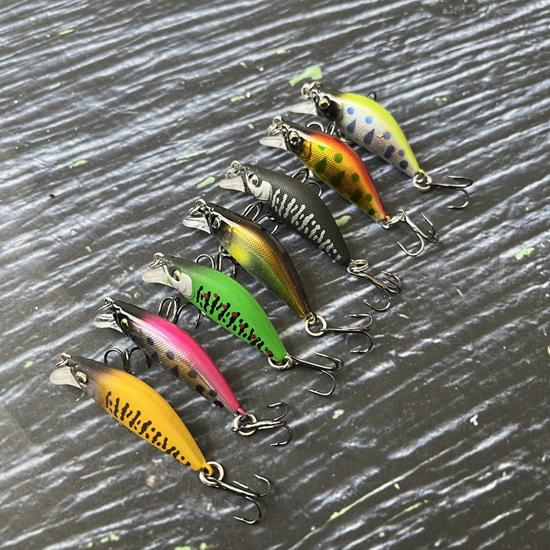 Fishing Lure 35cm 3g Mini Sinking Minnow Fishing Lures Artificial Hard Bait Crankbait Freshwater Bass Plastic Swimbait Fishing Equipment