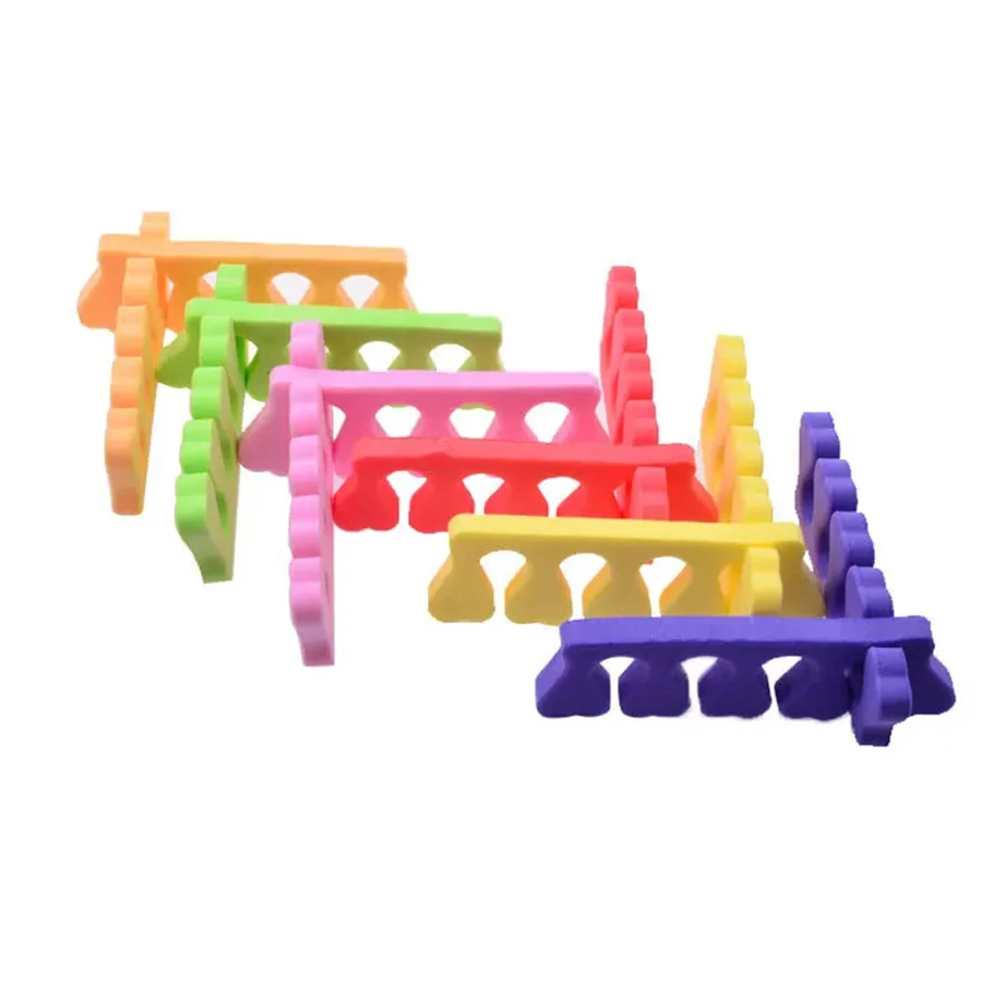 10/25/50 Nail Art Toe Separators Toe Nail Separators Eva Sponge Foot And Salon Tools And Supplies