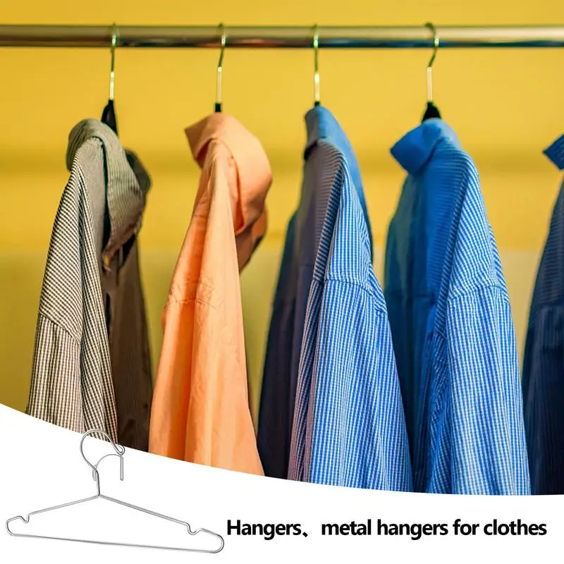 Stainless Steel Non-slip Thin Hangers Non-marking Windproof Metal Hanger  With Arc Design Seamless Flocking Storage Clothes Rack - AliExpress