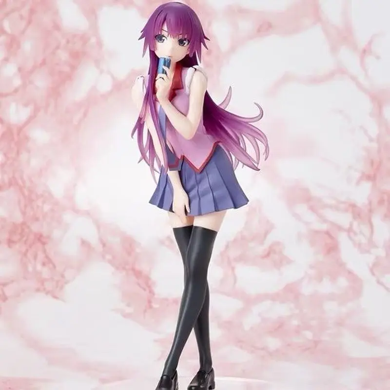 

18cm Taito Coreful Bakemonogatari Senjougahara Hitagi Pvc Action Figure Collection Model Doll Toys Birthday Gift For Friends