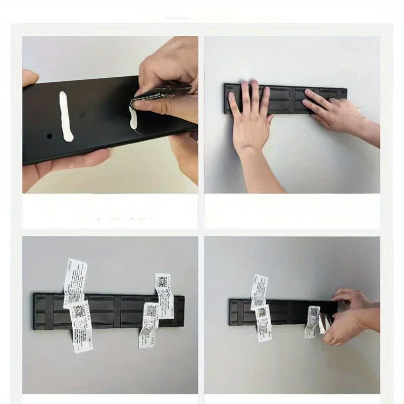 Invisible Hook Fitting Room Behind The Door Coat Hook Wall Mounted Bathroom Coat Row No Punching Folding self adhesive hooks multifunctional hooks self adhesive wall hooks home storage accessories