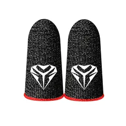 Gaming Finger Sleeves - Sweatproof Touchscreen Thumb Gloves for Enhanced Mobile Gaming Performance (Red)