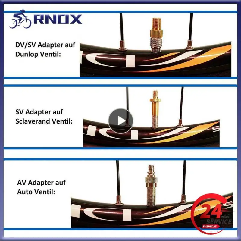 

Комплект адаптеров для клапанов, комплект колес, газовая насадка, трубка, инструмент SV AV DV, адаптер для насоса, велосипедные аксессуары