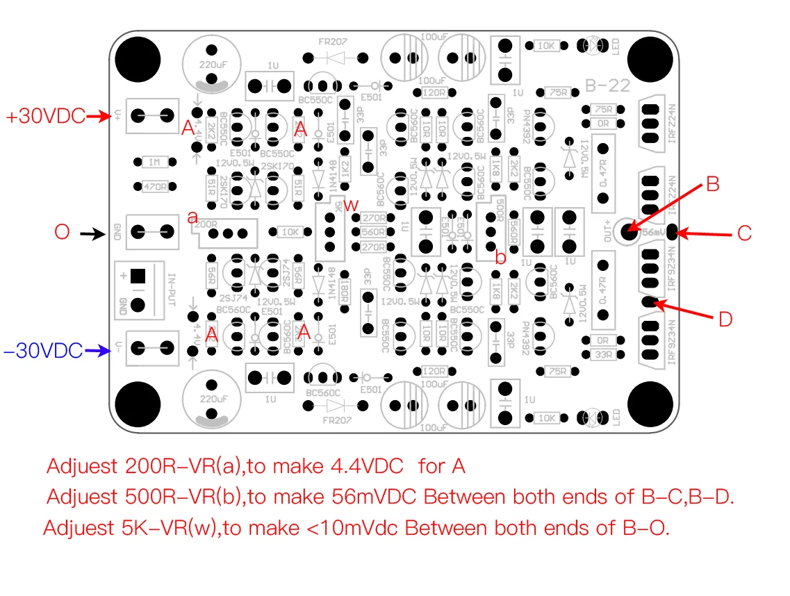 MOFI-Hallo-END β22 Stereo Kopfhörer Verstärker DIY KIT & Fertige Board – Detail 2