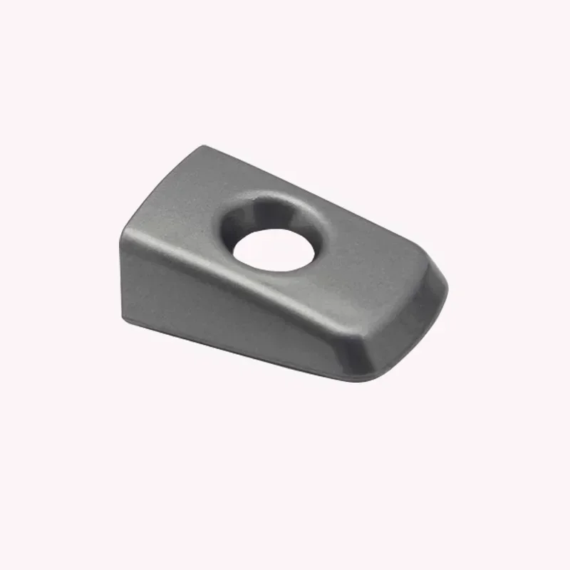 Capuchon De Poignée De Porte Avant Gauche En Plastique Argenté Avec