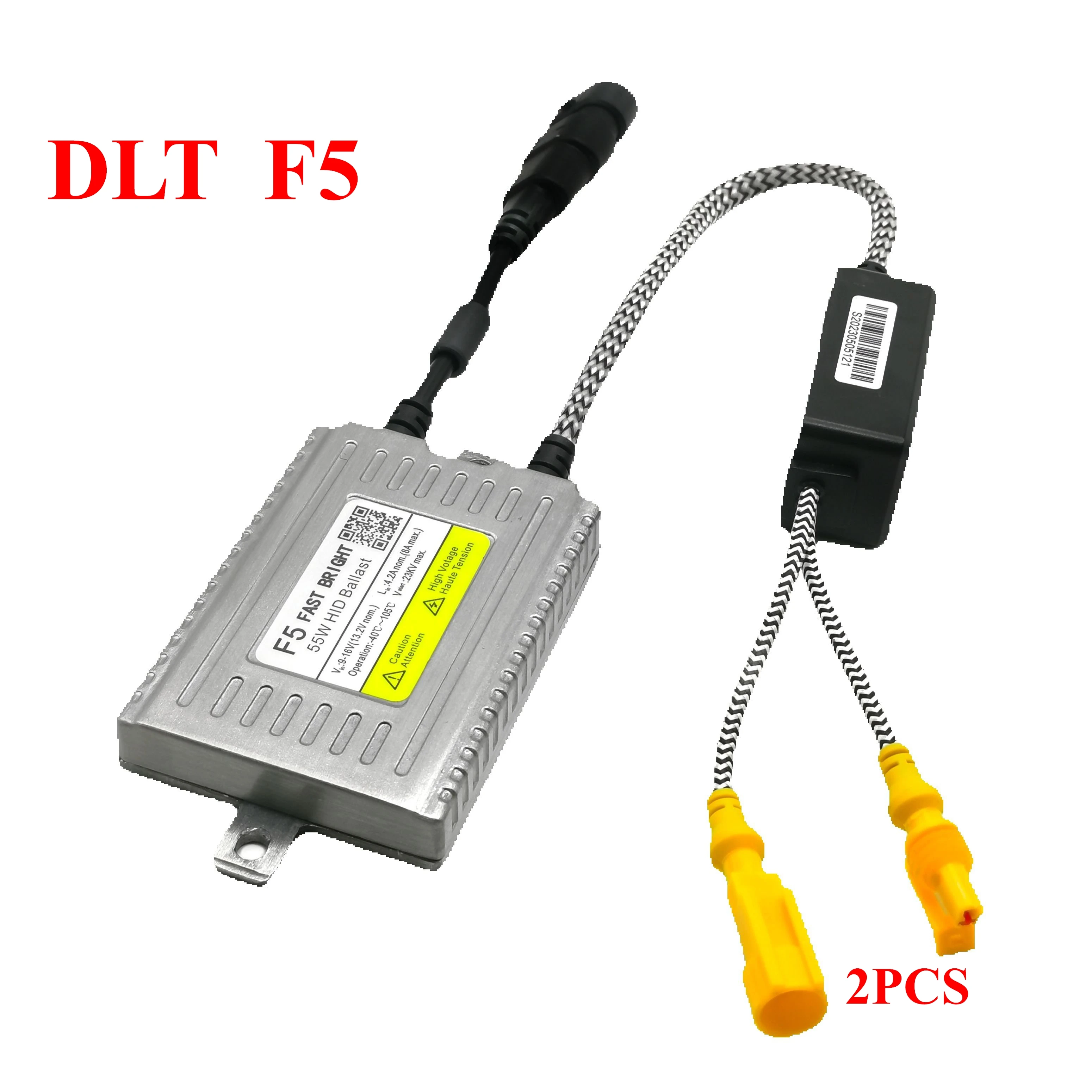 

Genuine DLT F5 55W Xenon AC Ballasts Premium Quality 5800LM For H1 H3 H7 H11 HB3 HB4 9012 D2H 12V24V Cars HID Headlights