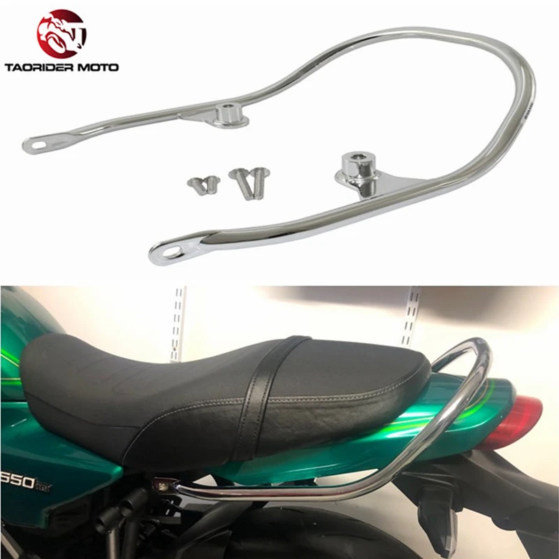 Rear Luggage Rack Passenger Handgrip Rail Bar Support Bracket For Kawasaki Z650RS Z 650 RS 2022