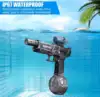 Electric Automatic Water Storage Gun with Light Portable Children Summer Beach Outdoor Swimming Pool Water Spray Shooting Toys 5