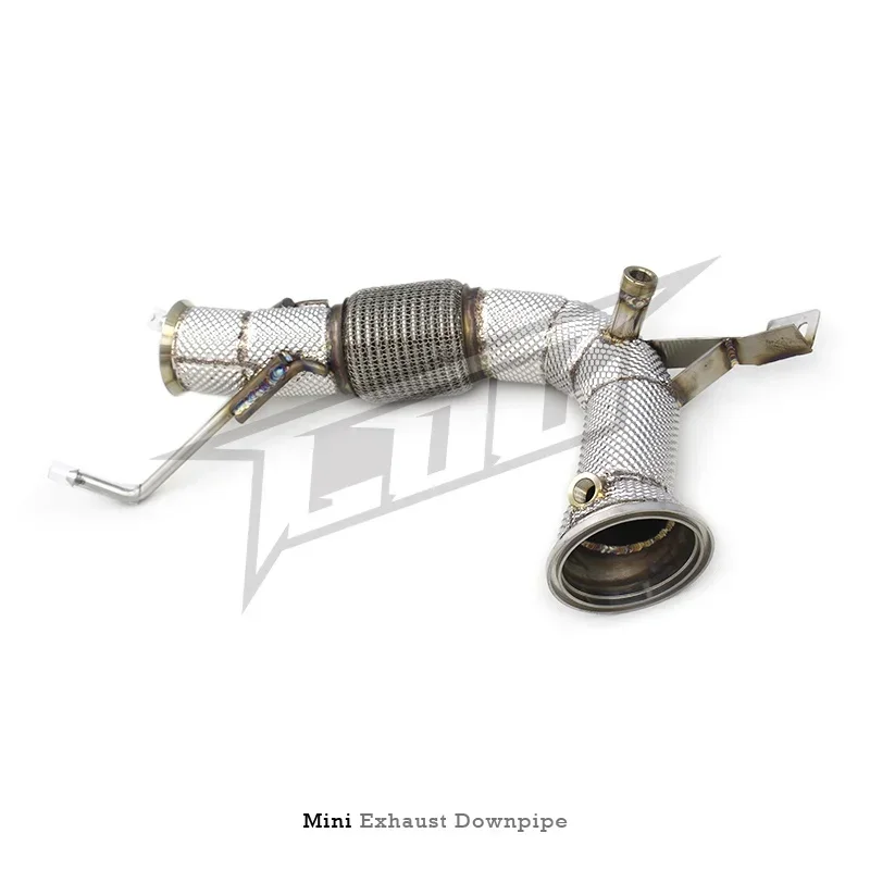 Section High flow Pipes branch downpipe Exhaust Pipe with for/COUNTRYMAN/JCW 2.0T