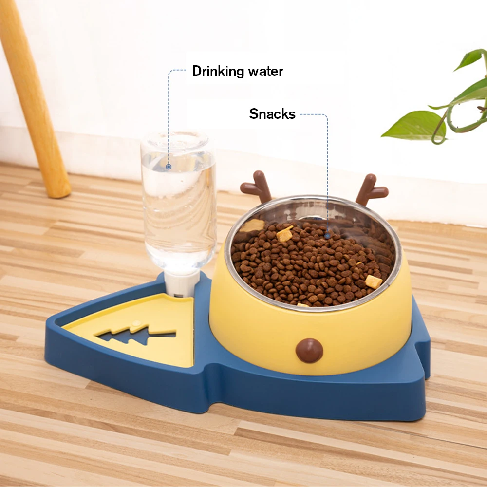 

Dog Cat Food Bowl Automatic Feeder Bowls And Drinkers Dog Bowl Drinker For Cats Stainless Steel Bowl For Cat Dogs