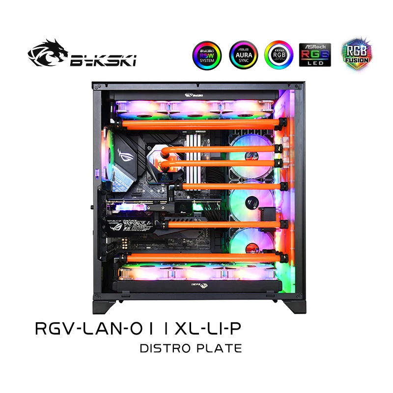Bykski ディストロ プレート Lian Li PC-O11 Dynamic Amazon.com: Bykski Distro Plate for Lian Li PC-O11 w/MINI/M