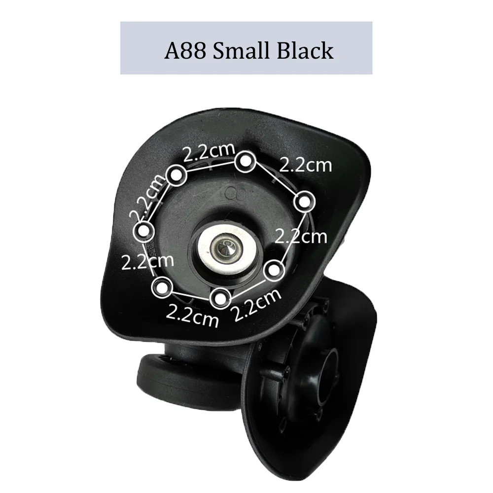 For Hongri A88 Nylon Luggage Wheel Trolley Case Wheel Pulley Sliding Casters Universal Wheel Repair Slient Wear-resistant