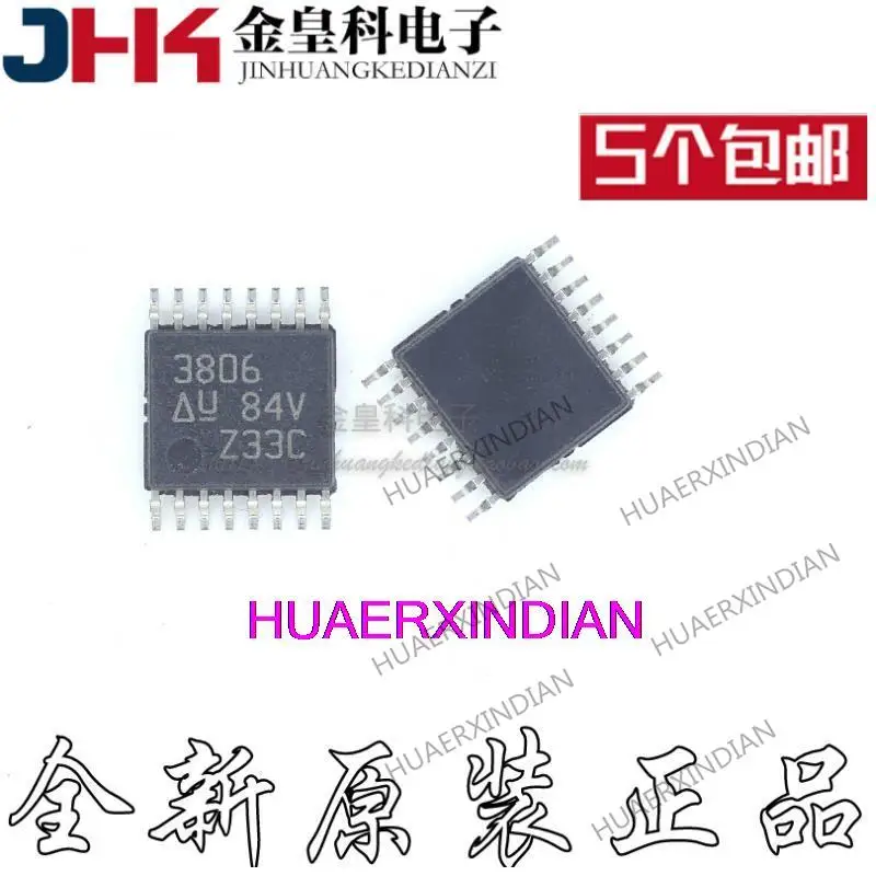 

10 шт. новый оригинальный UCC3806PW UCC3806PWR печать 3806 TSSOP-16 PWM