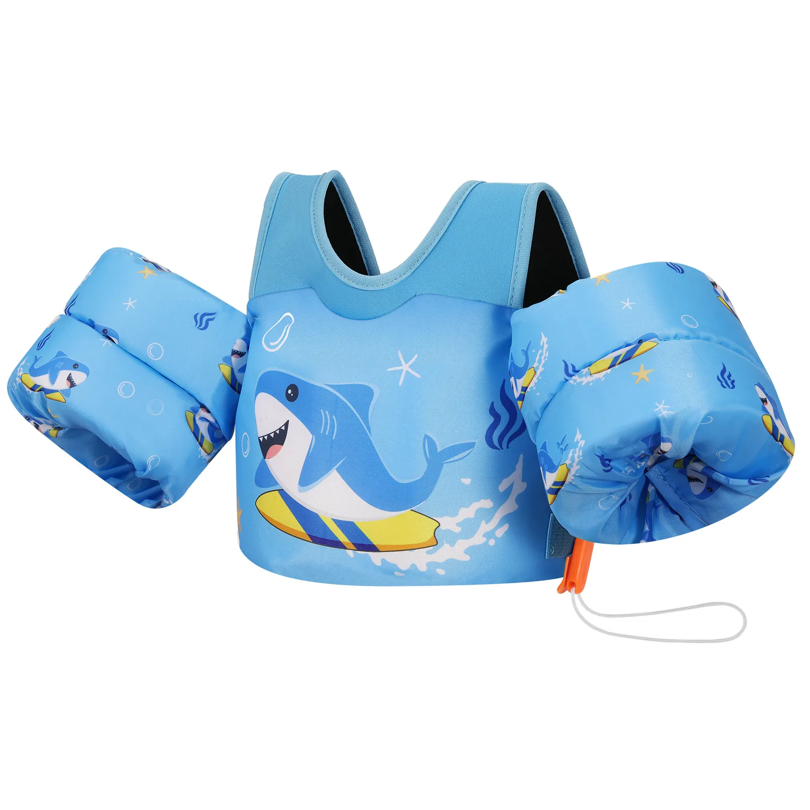 Description Picture 3 of itemMoKo Toddler Swim Vest Cartoon Arm Sleeve Life Jacket Swimsuit Foam Safety Beach Toys Floating Vest Baby Floats Swimming Ring