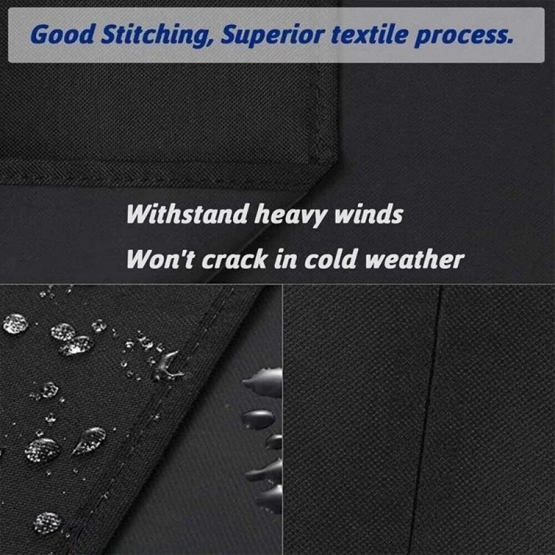 Rolling Cart Grill Cover Protector For Weber Q2000 Q1000 Series BBQ Barbecue outdoor furniture