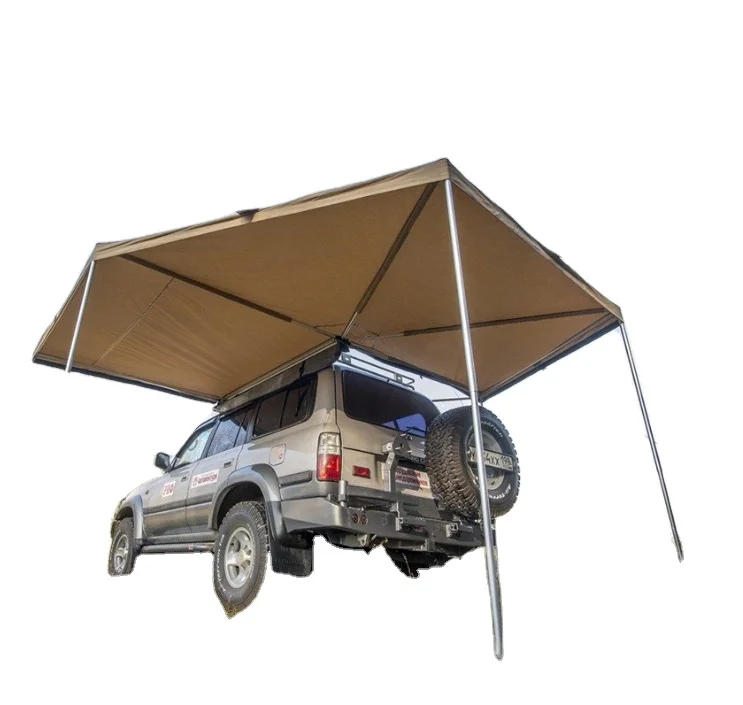 

Outdoor 4x4 Awing Car Roof Tent Quick Open Large 270 Degree Roof Side Awning Free Standing For Cars Camp Tent Car Rooftop Tent