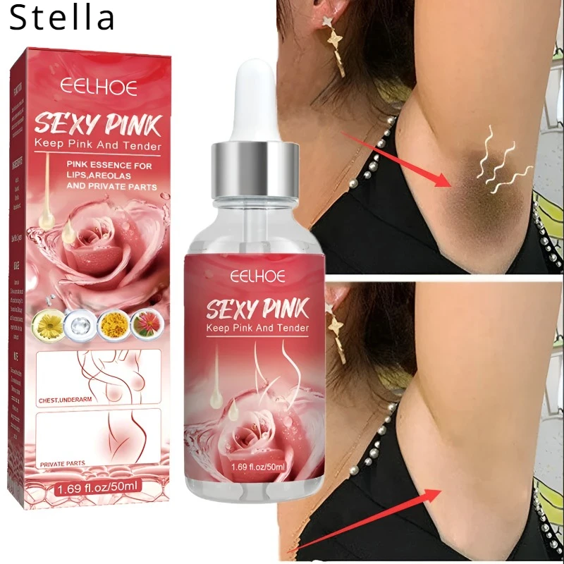 

Pink Sexy Women's Lip Areola Private Rejuvenation Remove Private Melanin Skin Moisturizing Care Whitening Dark Spot Body Essence