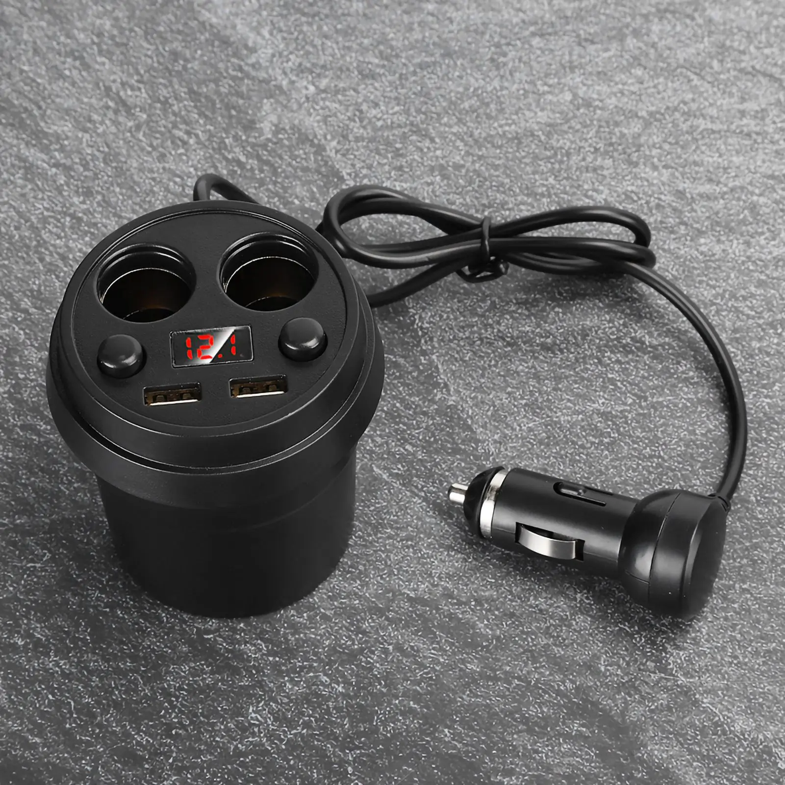 Neue 120W High-Power Auto Ladegerät Dual USB Wired Auto Ladegerät Multifunktions Zigarette Leichter Auto Telefon ladegerät – Detail 5