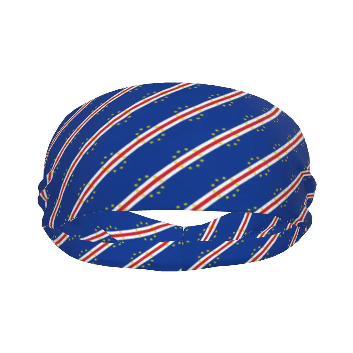 

Повязка на голову с флагом Кабо-Верде для мужчин и женщин, эластичная спортивная лента для баскетбола, фитнеса, волейбола, тенниса