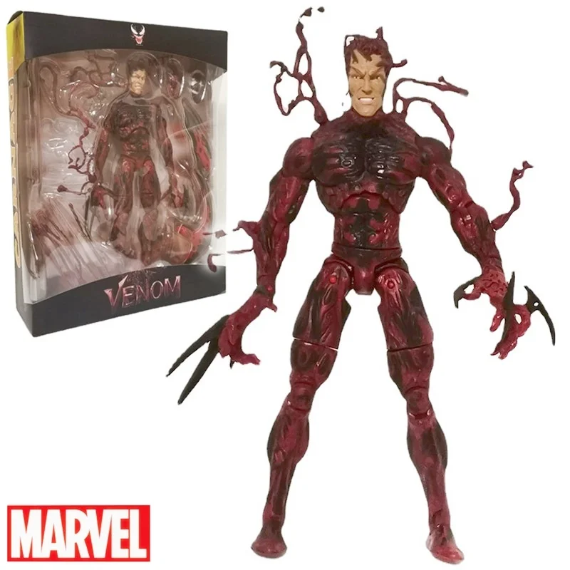 Marvel Venom Carnage Anime Figure Toys 21Cm Movie Venom 2 Carnage Bjd Figure Model Collection Toys Christmas Cool Gifts
