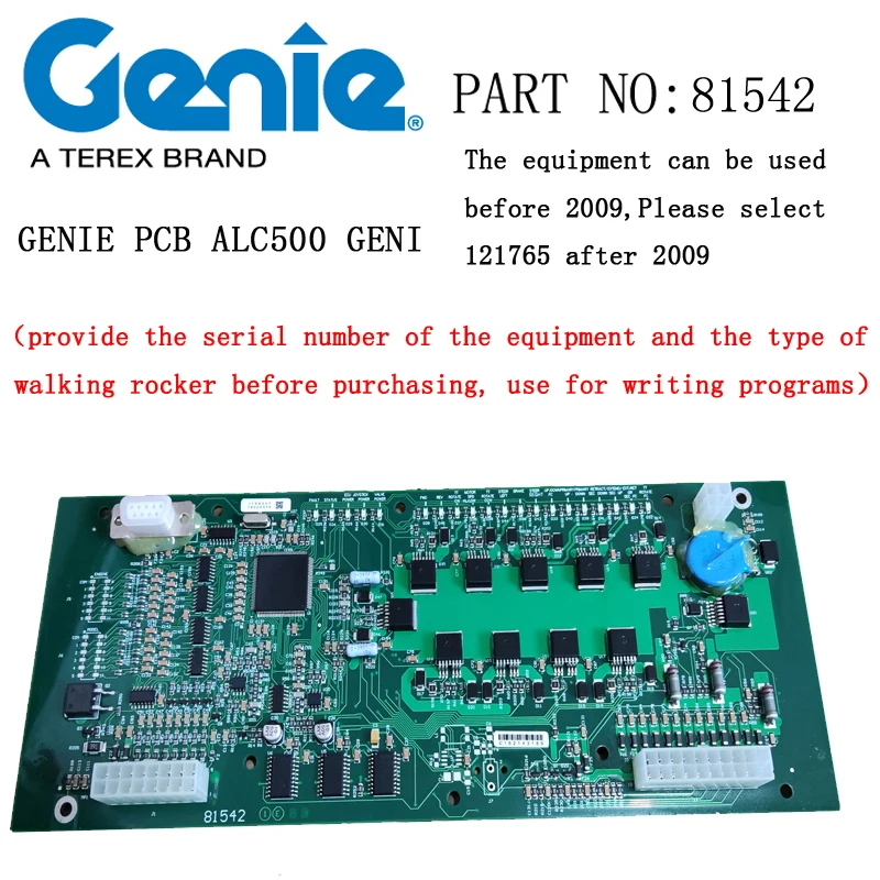 Genie PCB,ECM,ALC500 GENI The Old Circuit Board can use for before 2009