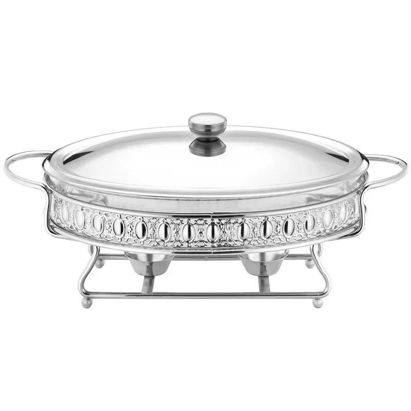 Stainless Steel Food Warmer Buffet Chafing Dish Serving Dish hot pot