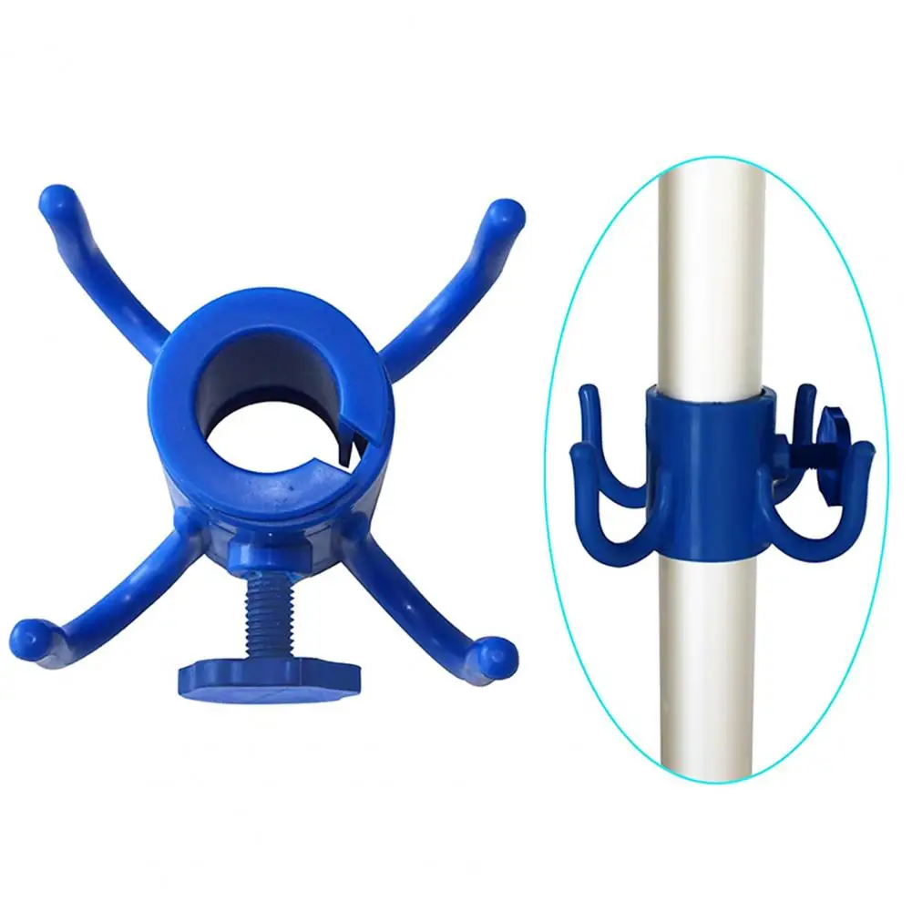 Parasol Hook Fine Workmanship Beach Umbrella Hook Multicolor Space-saving Useful Four Feet Beach Umbrella